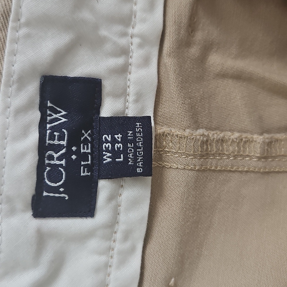 J. Crew Straight Fit Flex Straight Khaki Chino‎ Pant - Picture 5 of 6